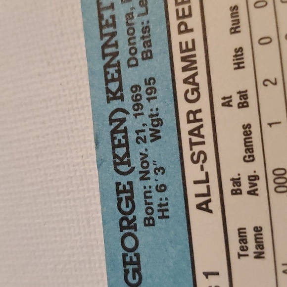 EUC. Ken Griffey Jr 1991 Donruss All Star #49 (Rare Card) HOF - Picture 5 of 5